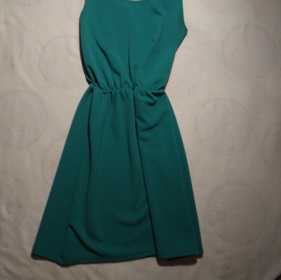 Teal midi dress - Picture 2 of 4